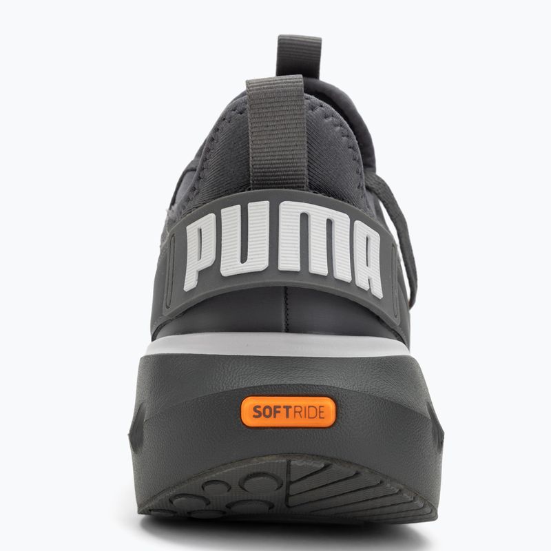 PUMA Softride Carson Fresh hűvös sötétszürke/tollszürke/meleg tűz futócipő 6