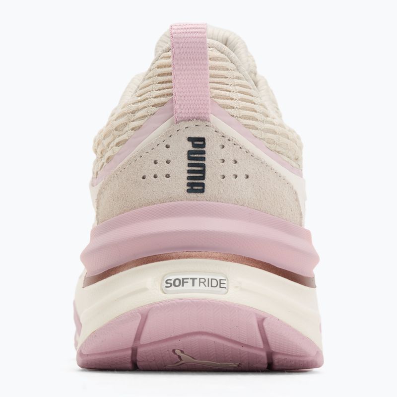 Női futócipő PUMA Softride Divine Metal alpesi hó/meleg fehér/rózsaszín lila 6
