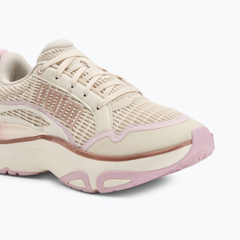 Női futócipő PUMA Softride Divine Metal alpesi hó/meleg fehér/rózsaszín lila 7