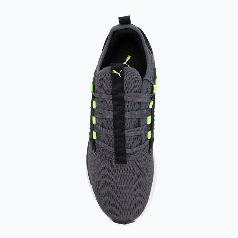 PUMA Retaliate 3 futócipő puma fekete/zöld hold/zöld csillogás 5