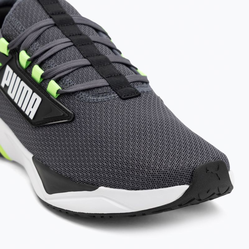 PUMA Retaliate 3 futócipő puma fekete/zöld hold/zöld csillogás 7