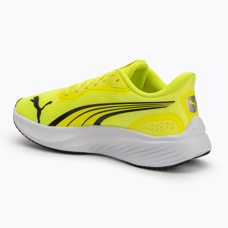 PUMA Pounce Lite sárga riasztás/puma fekete futócipő 3