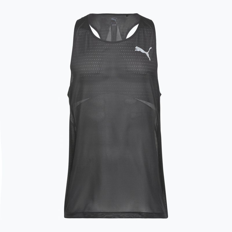 Férfi futópóló PUMA Raceday Ultraspun Singlet puma black