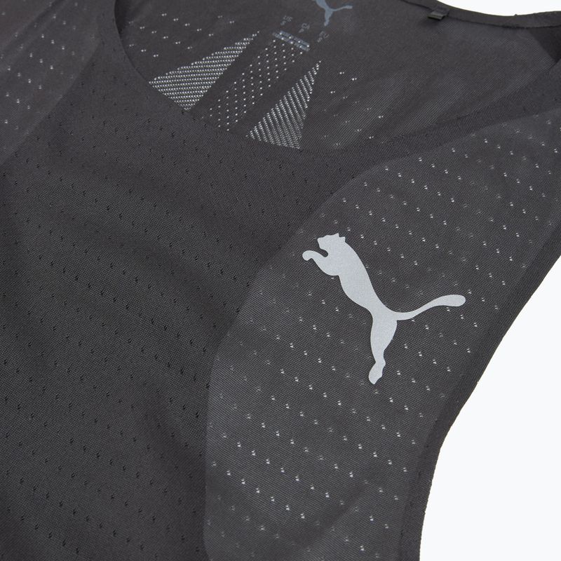 Férfi futópóló PUMA Raceday Ultraspun Singlet puma black 3