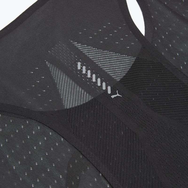 Férfi futópóló PUMA Raceday Ultraspun Singlet puma black 4