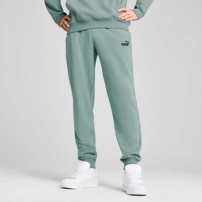 Férfi PUMA ESS No. 1 Logo Sweatpants TR CL CL zöld Hold 4