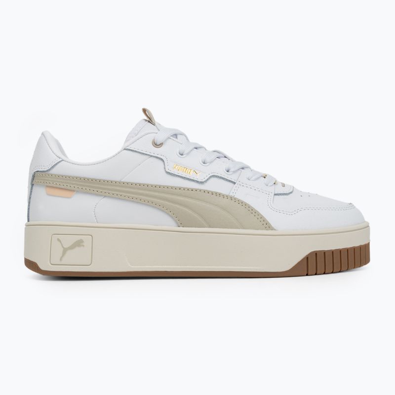 PUMA Carina Street Lux női cipő puma fehér/sivatagi por/puma arany 2