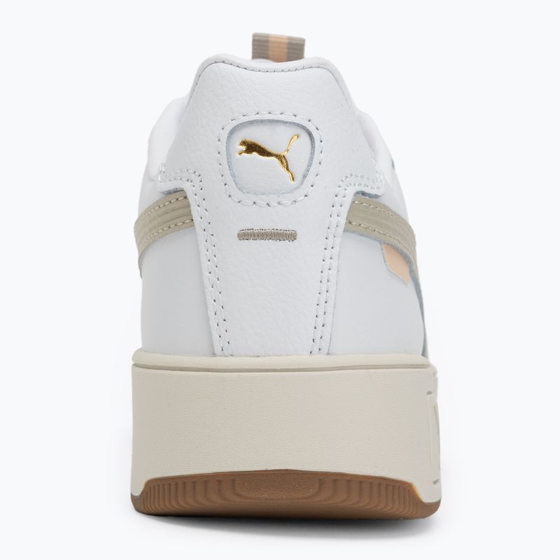 PUMA Carina Street Lux női cipő puma fehér/sivatagi por/puma arany 6