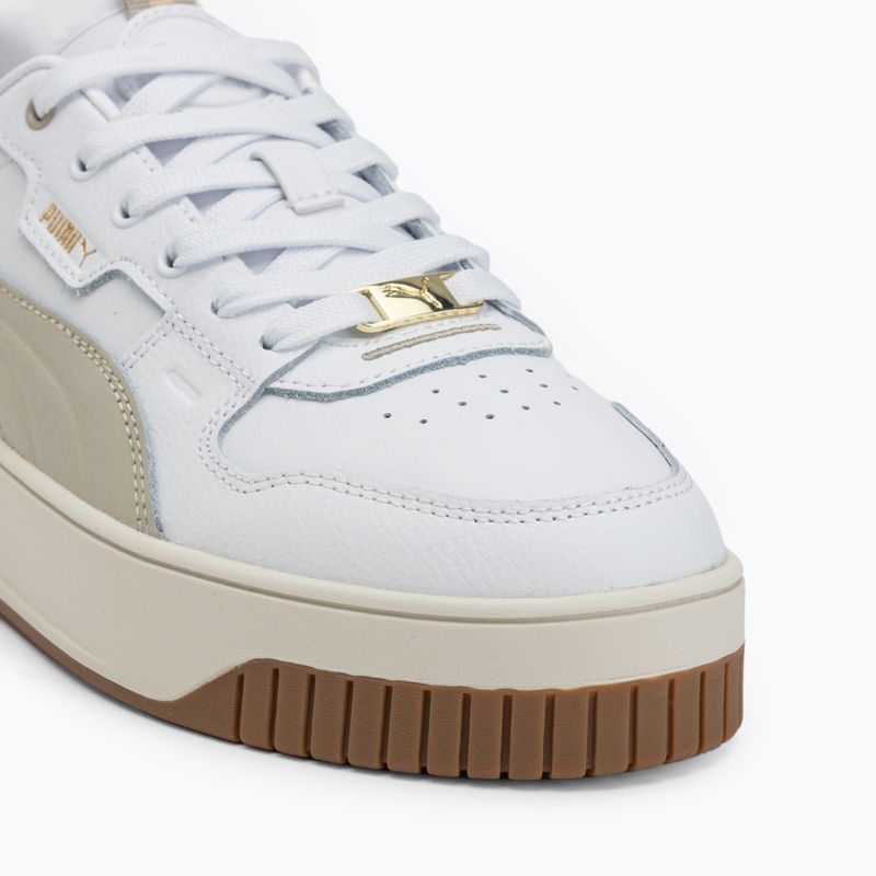 PUMA Carina Street Lux női cipő puma fehér/sivatagi por/puma arany 7