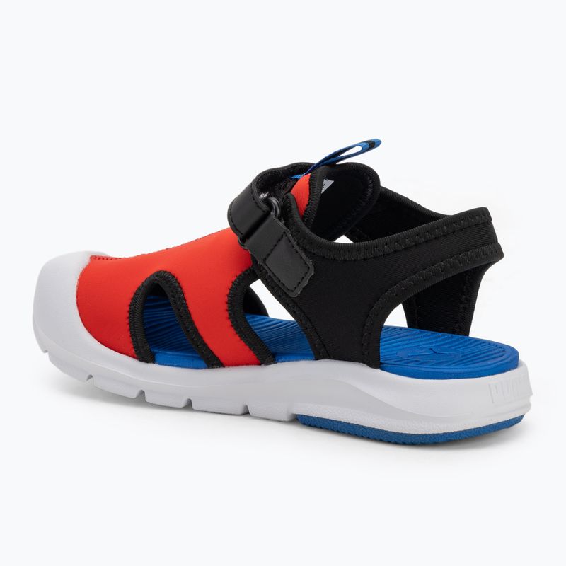 PUMA gyermek szandál Fun Racer Sandal V PS for all time piros/cemon sherbert/puma fekete 3