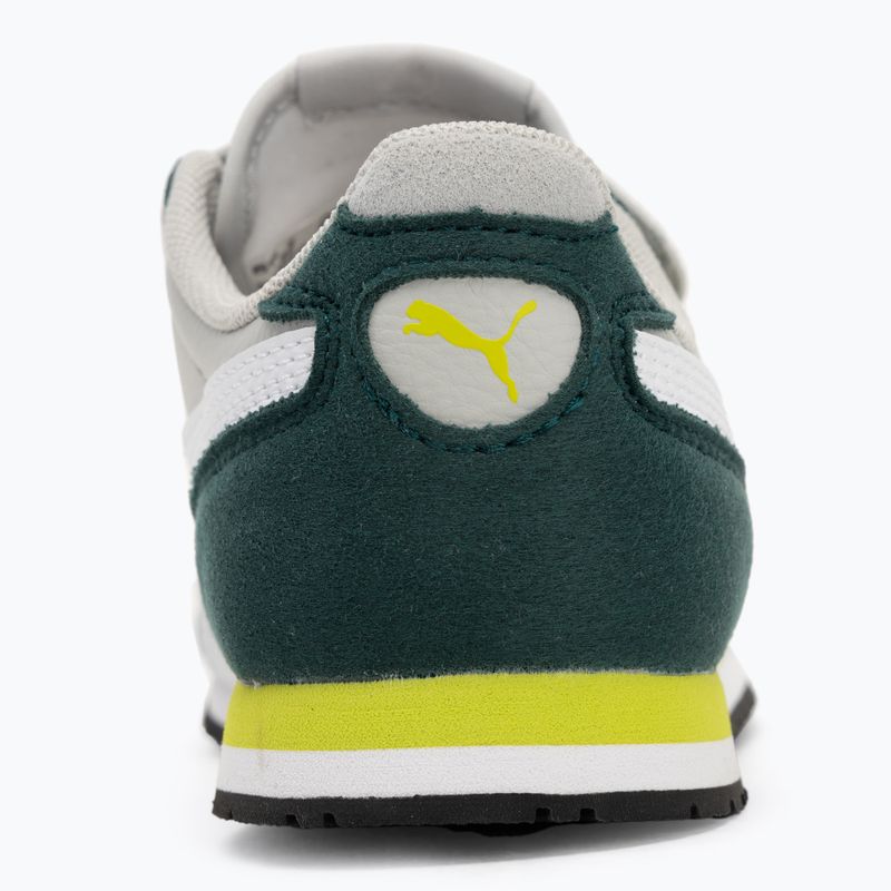 PUMA Cabana Racer SL 20 V PS junior cipő coollightgray/pumawhite/darkmyrtle/limesmash 6