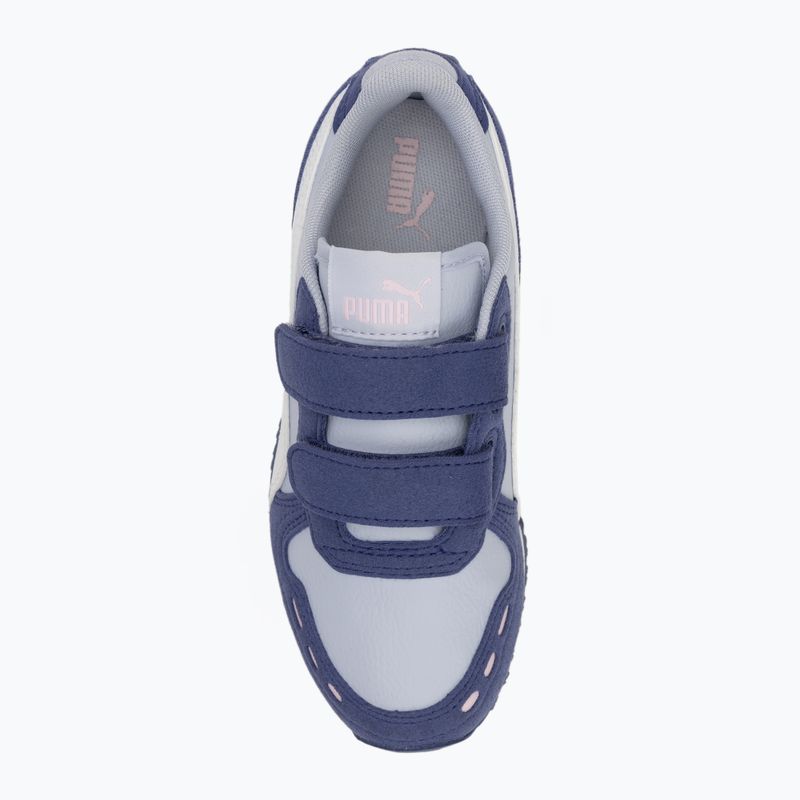 PUMA Cabana Racer SL 20 V PS hűvös időjárás/puma fehér/kék kristály/rózsaszín lila junior cipő 5