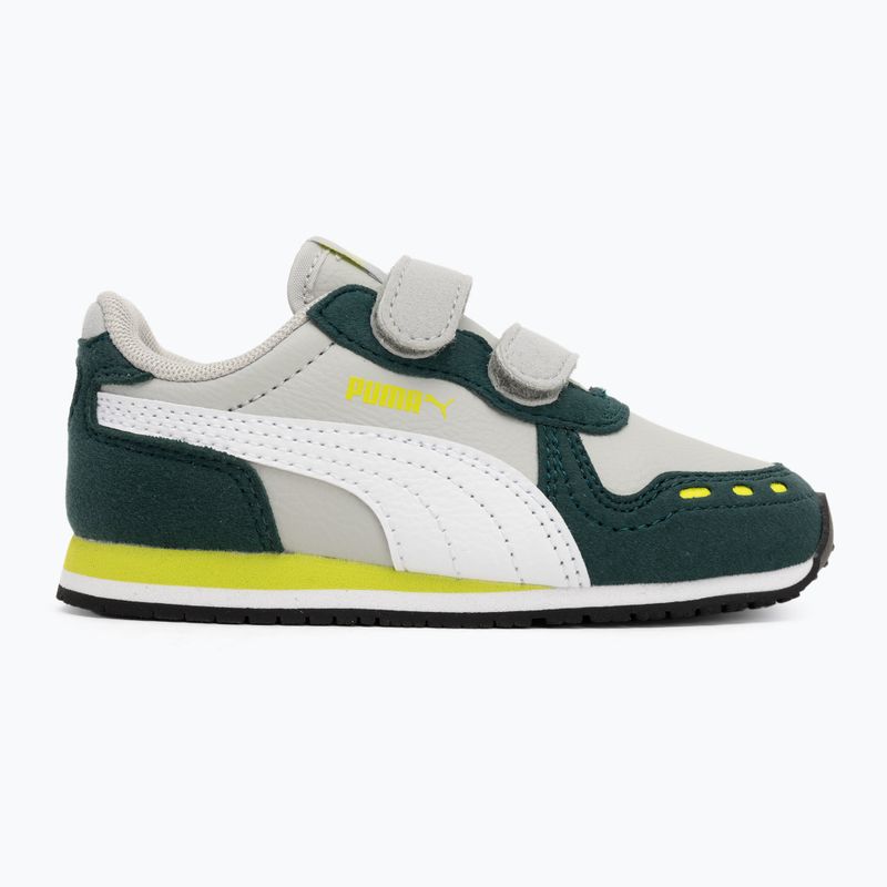 PUMA Cabana Racer SL 20 V Inf gyermek cipő coollightgray/pumawhite/darkmyrtle/limesmash 2