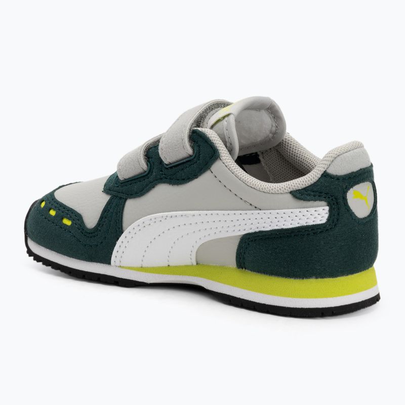 PUMA Cabana Racer SL 20 V Inf gyermek cipő coollightgray/pumawhite/darkmyrtle/limesmash 3