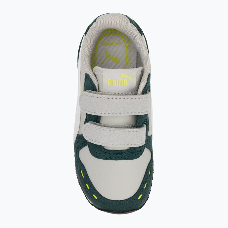 PUMA Cabana Racer SL 20 V Inf gyermek cipő coollightgray/pumawhite/darkmyrtle/limesmash 5