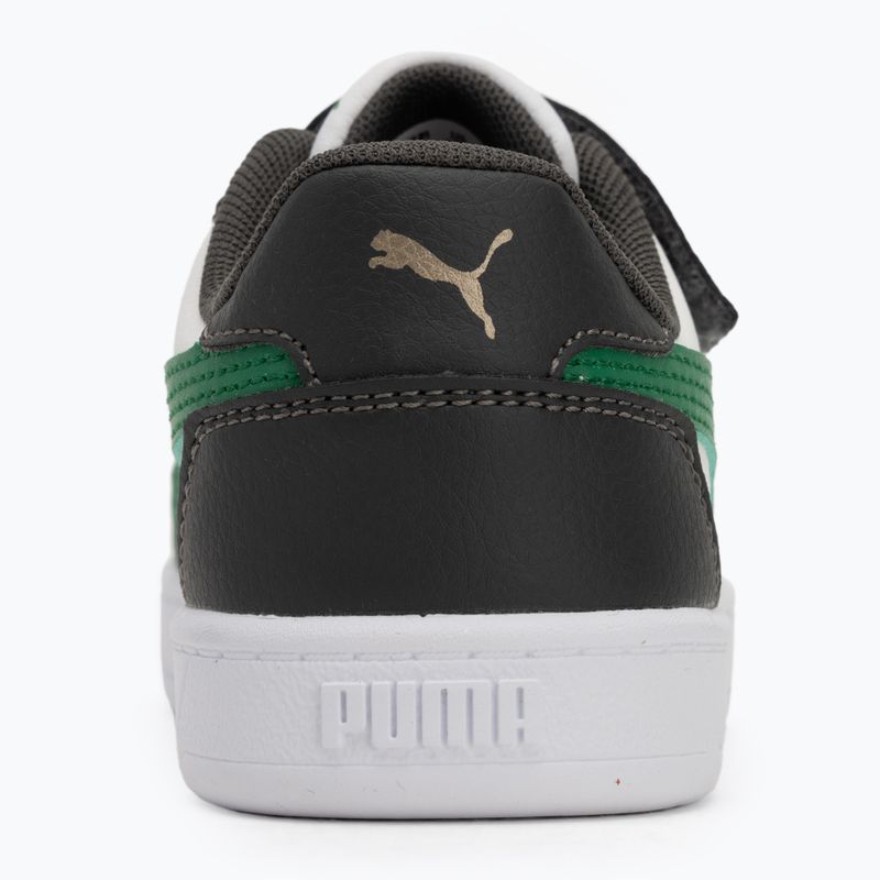 PUMA Caven 2.0 shadow grey/archive green/puma white gyermek cipő 6