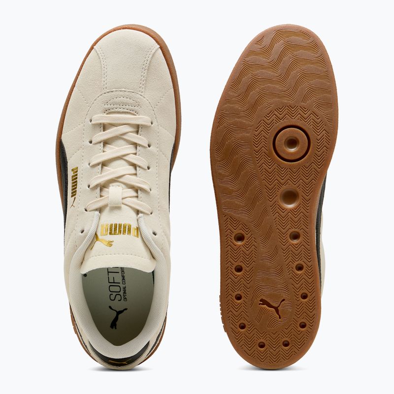 PUMA Club II alpesi hó/puma fekete/puma arany cipő 3