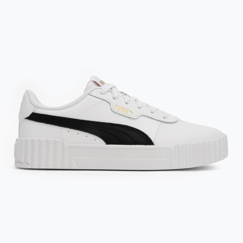 Női cipő PUMA Carina 3.0 puma fehér/puma fekete/puma arany 2