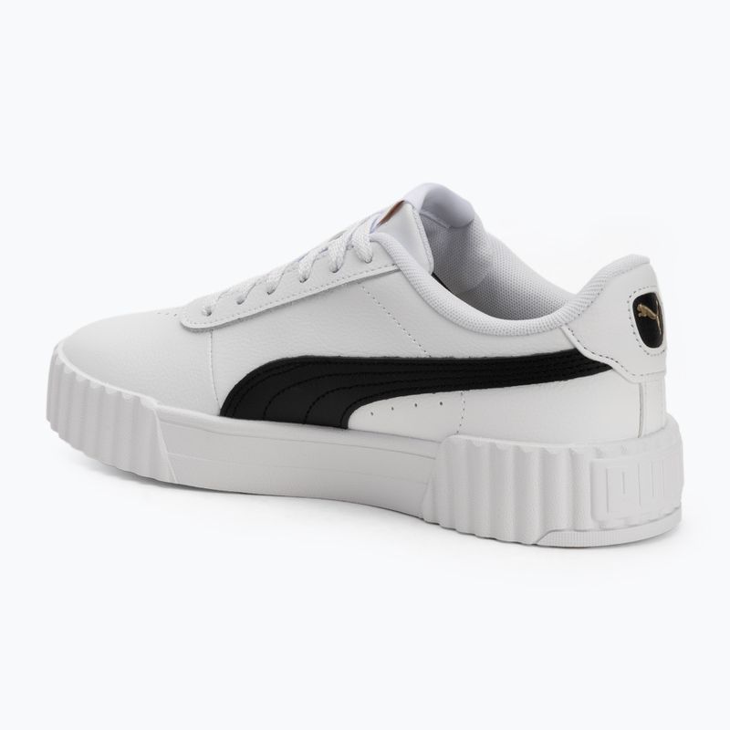 Női cipő PUMA Carina 3.0 puma fehér/puma fekete/puma arany 3