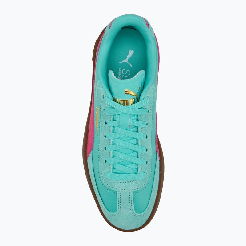 PUMA Club II Era Jr gyermek cipő aquatic/puma pink/puma gold 5