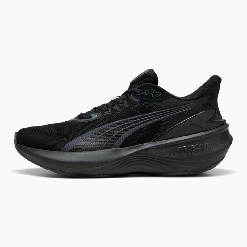 PUMA Pulse Pro puma fekete/lepényszürke futócipő