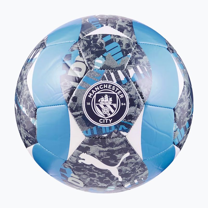 PUMA MCFC PreMatch erős szürke/csapat világoskék 5. méretű labdarúgás 2