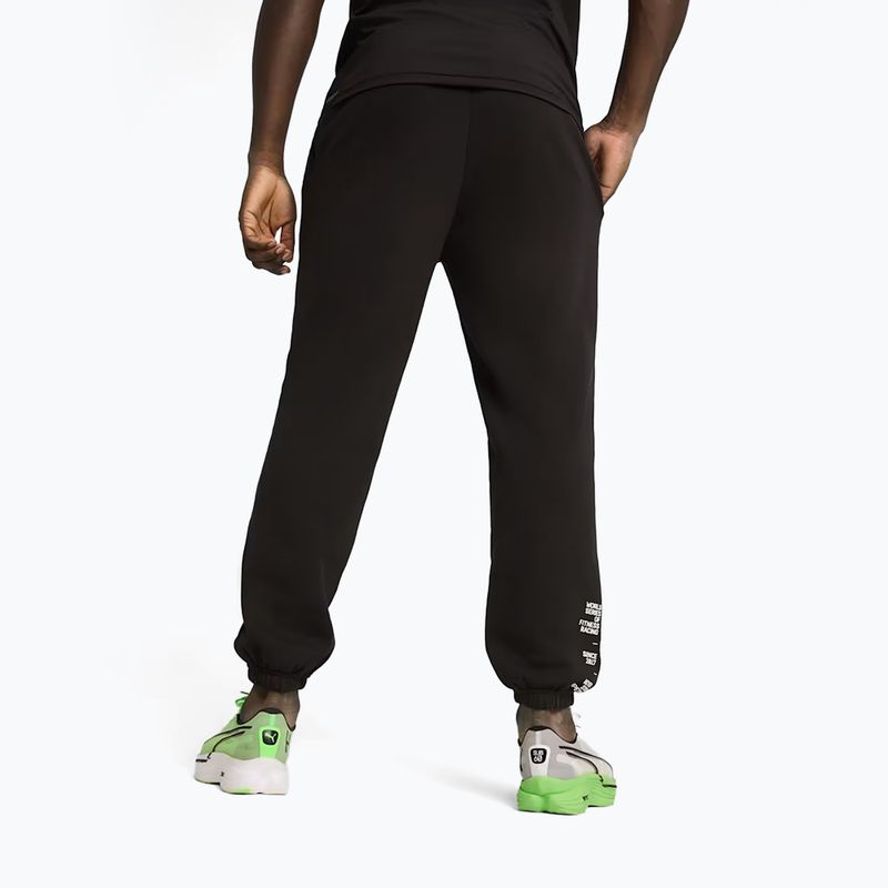 Férfi nadrág PUMA x HYROX Fleece fekete 2