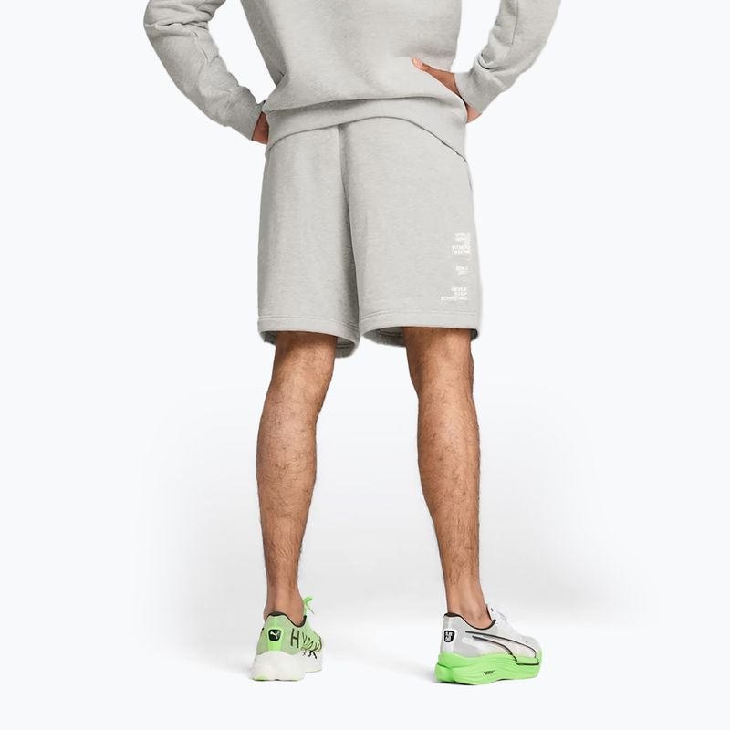 Férfi edzőshort PUMA x HYROX szürke 2