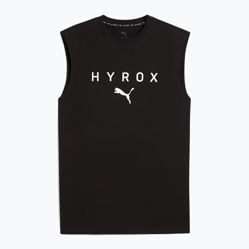 Férfi edzőpóló PUMA x HYROX Cutoff Tank fekete