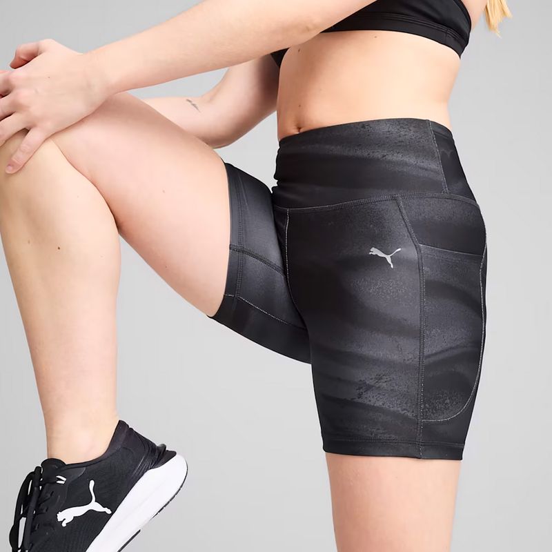 Női futónadrágok Puma Run Velocity 5" AOP Tight puma fekete 6