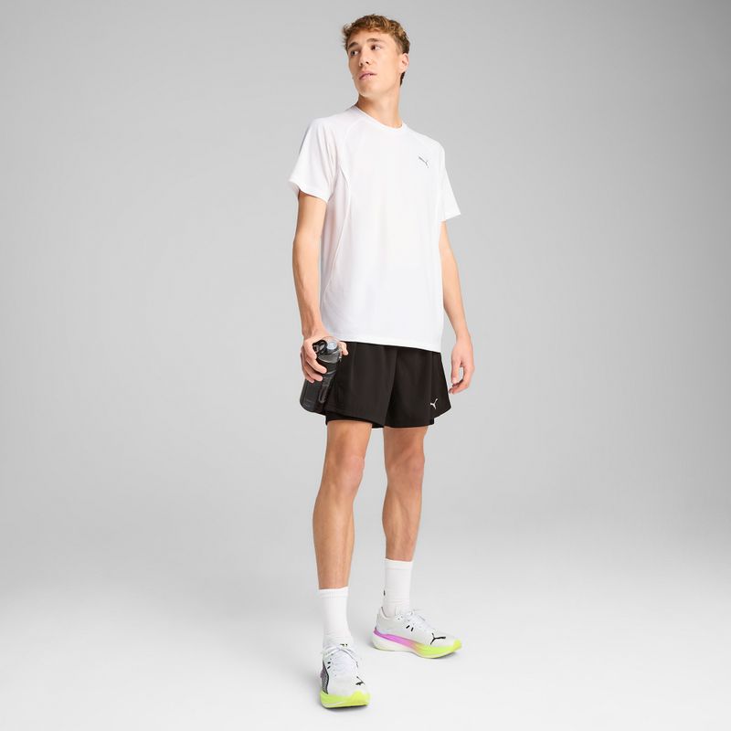 Férfi futópóló PUMA Run Velocity Tee Poly puma fehér 5