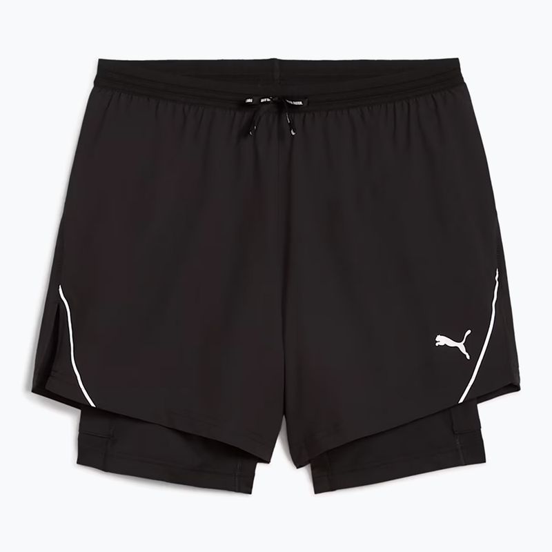 Férfi Puma Run Ultrawave 2IN1 5" futó rövidnadrág puma fekete