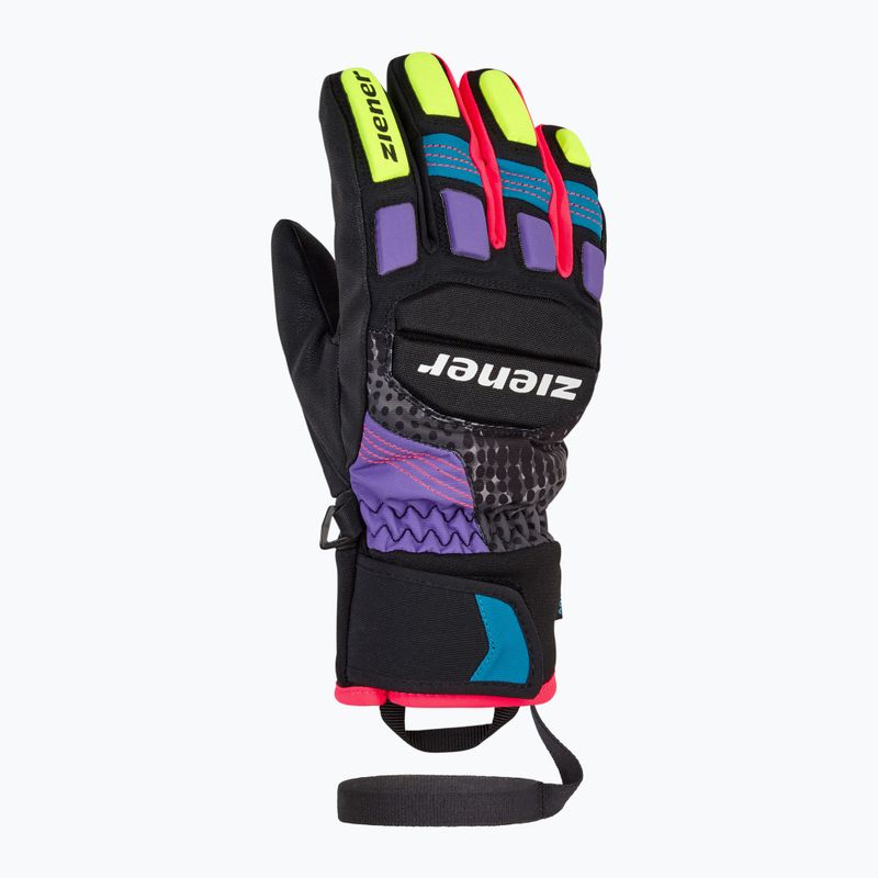Gyerek síkesztyű ZIENER Luro Aquashield PR multicolor 8