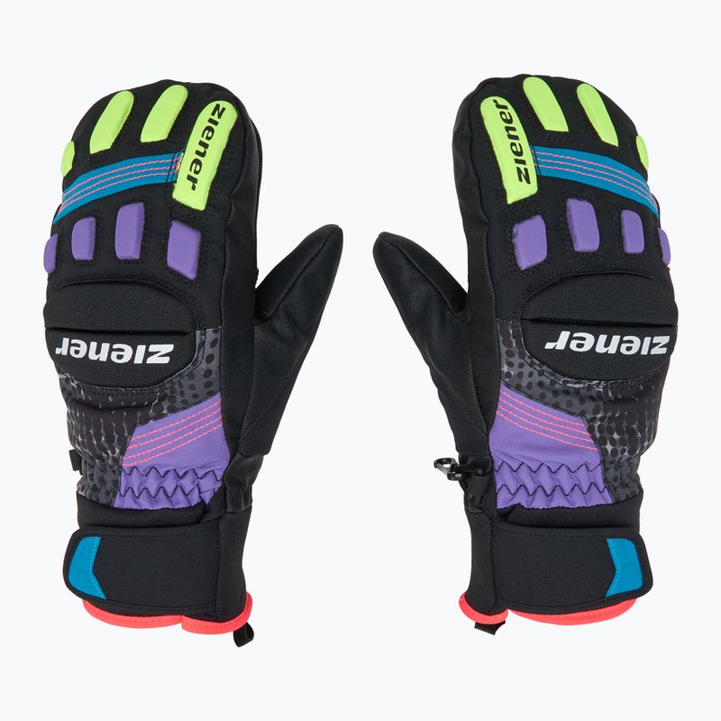 Gyerek síkesztyű ZIENER Luron Aquashield PR Mitten multicolor 3