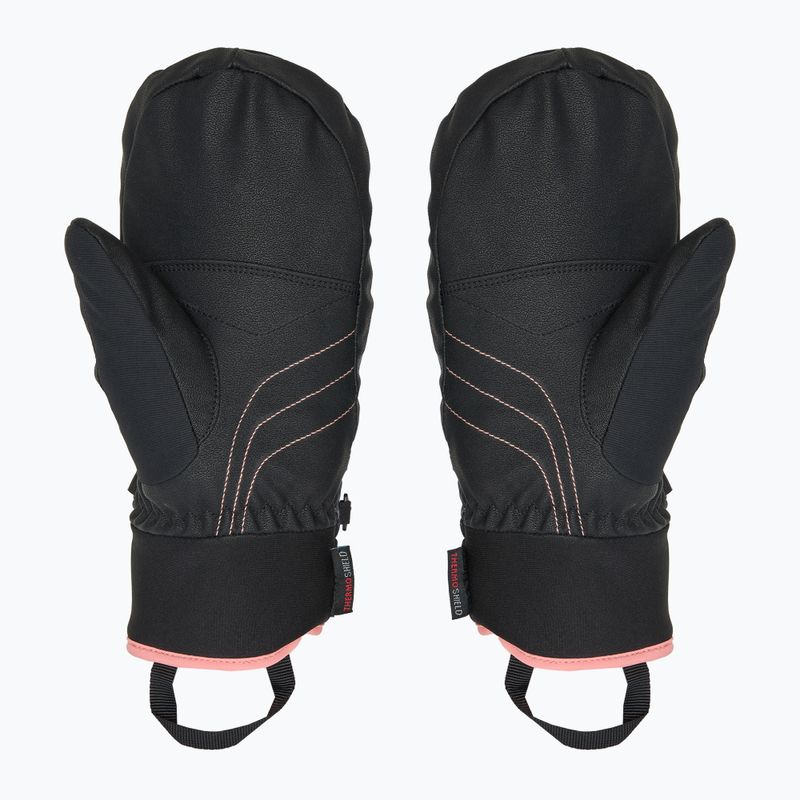 Gyerek síkesztyű ZIENER Luron Aquashield PR Mitten black/pink vani 2