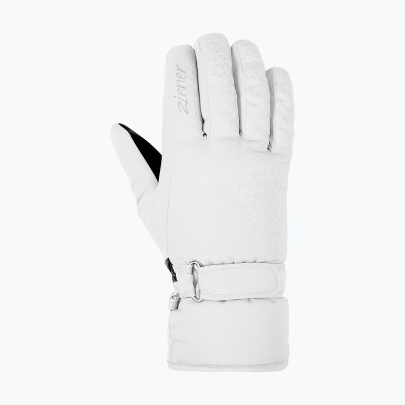 Női síkesztyű ZIENER Kisar Aquashield white 3