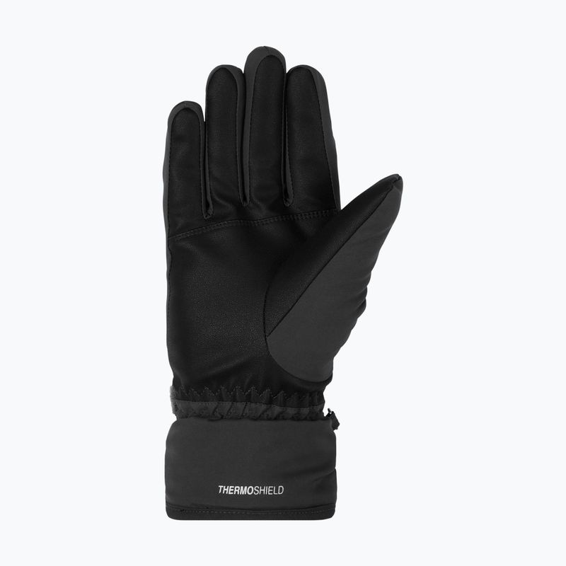 Női síkesztyű ZIENER Kisar Aquashield black 3