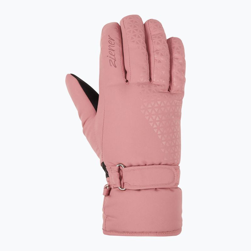 Női síkesztyűk ZIENER Kisar Aquashield rose blossom 2