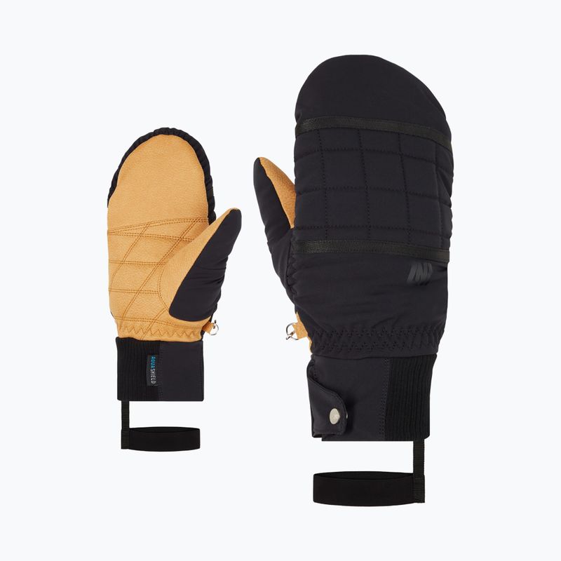 Női síkesztyű ZIENER Kabba black 7