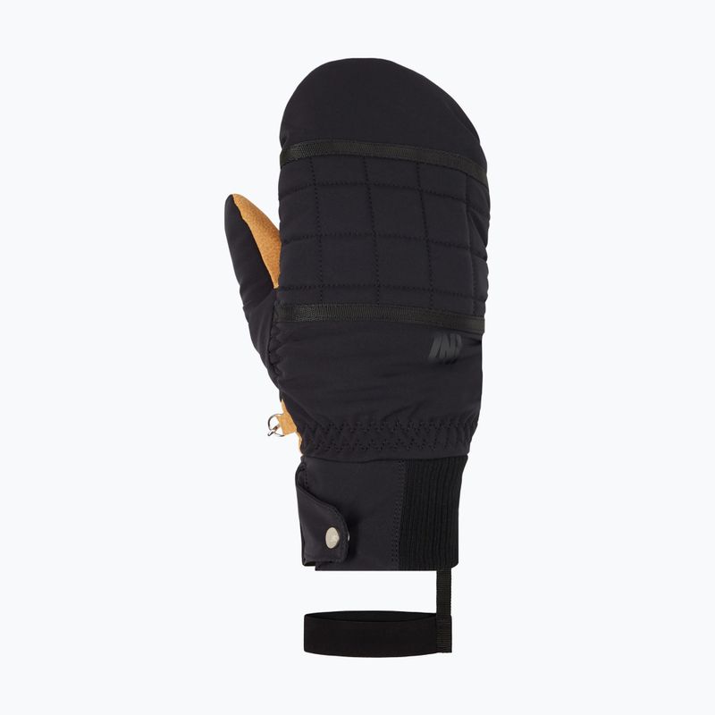 Női síkesztyű ZIENER Kabba black 8