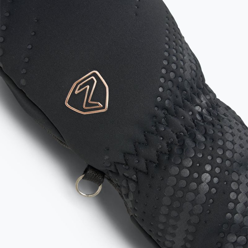 Női síkesztyű ZIENER Karoia WS PR Mitten black/rose metallic 4