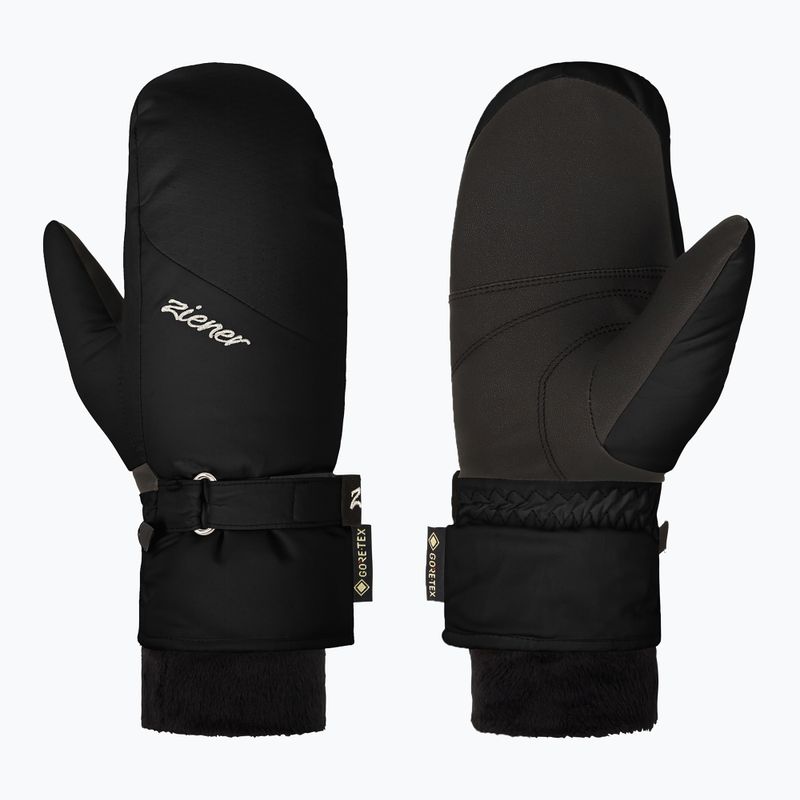 Női síkesztyű ZIENER Klairo-Z GTX+Gore Plus Warm Mitten black