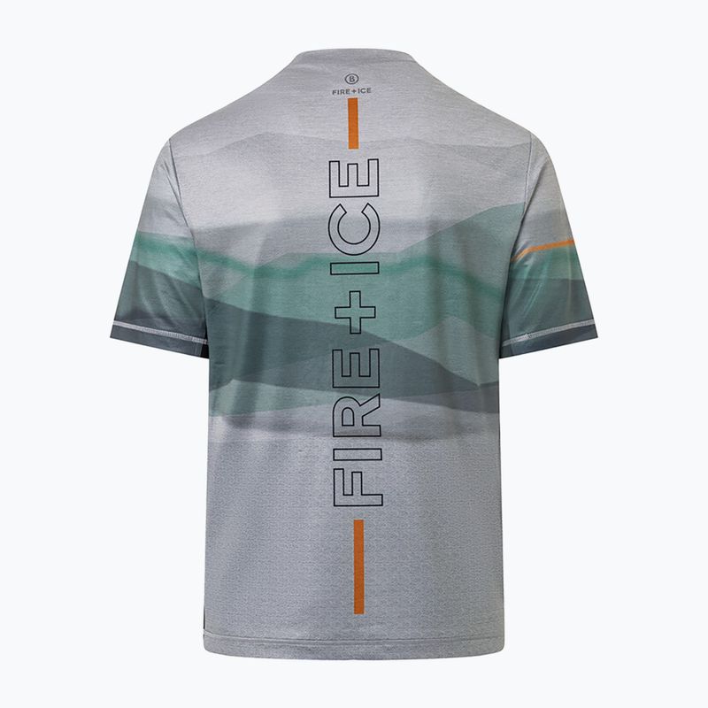 Férfi thermo hosszú ujjú felső BOGNER FIRE+ICE Balduin2 1/4 Zip liquid silver 2