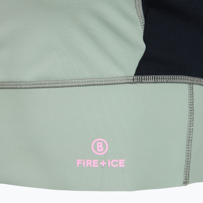 női edzőpóló BOGNER FIRE+ICE Caia 1/4 Zip eucalyptus 3
