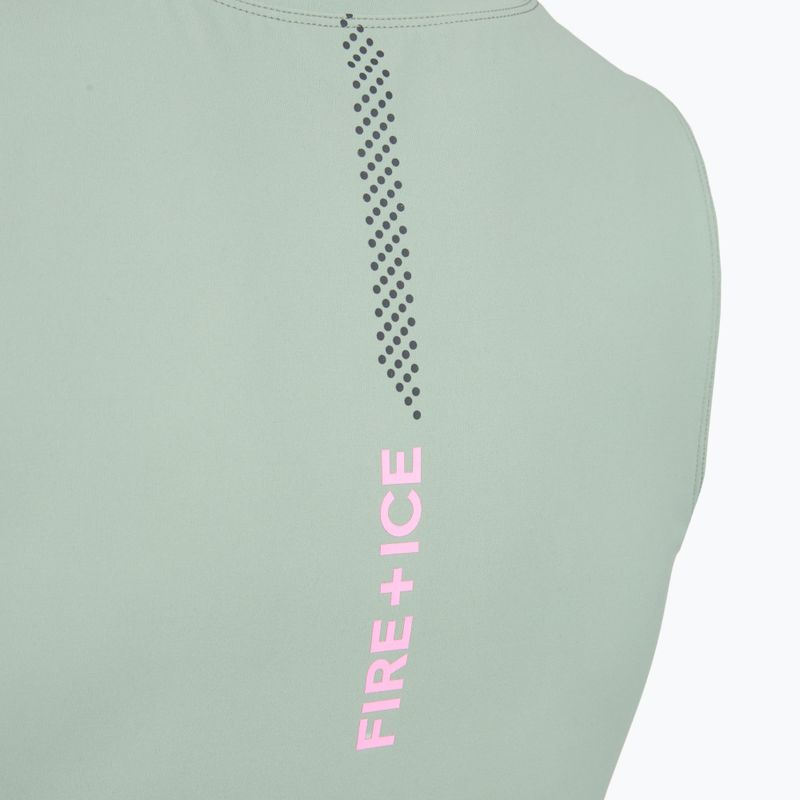női edzőpóló BOGNER FIRE+ICE Caia 1/4 Zip eucalyptus 4