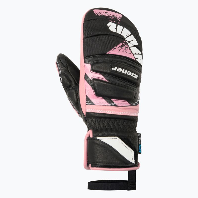 Gyerek síkesztyűk Ziener Lopaki-Z AS PR Mitten black/pink vanilla 2