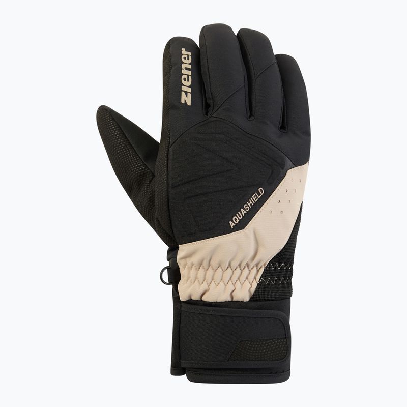 Férfi síkesztyűk ZIENER Gatis Aquashield sandstone 2