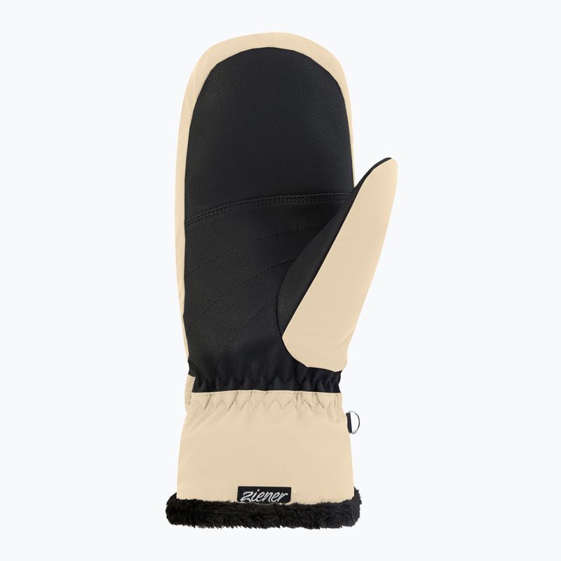 Női síkesztyűk Ziener Keaki-Z Aquashield PR Mitten Glove soft taupe 3