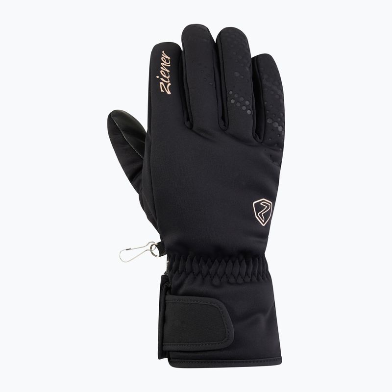 Női síkesztyűk Ziener Kehnia-Z Aquashield PR Glove black/rose metallic 2