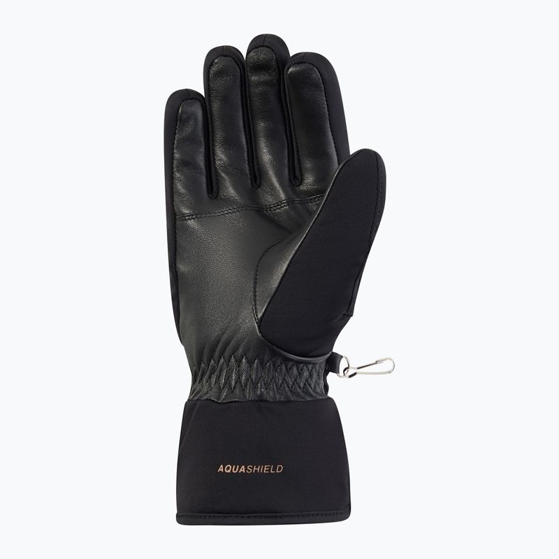 Női síkesztyűk Ziener Kehnia-Z Aquashield PR Glove black/rose metallic 3